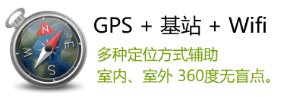 安心360支持多種定位方式